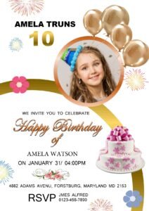 Best Birthday Invitation Card Template In MS Word