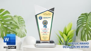 Acrylic Award Design Template In MS Word-min