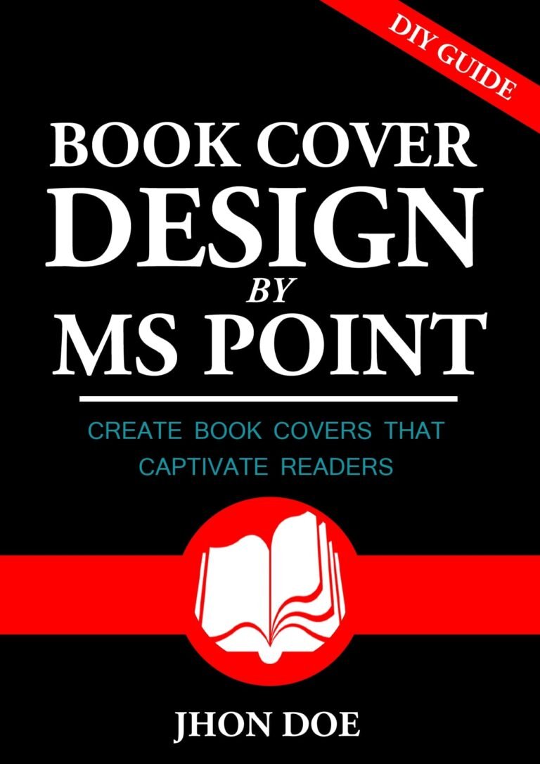 Beautiful Book Cover Design Template in MS Word - MS point